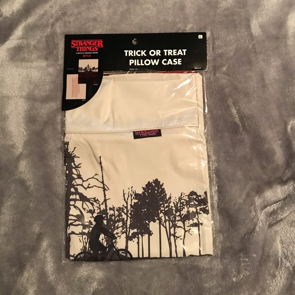 Stranger Things Trick or Treat Pillow Case Bag